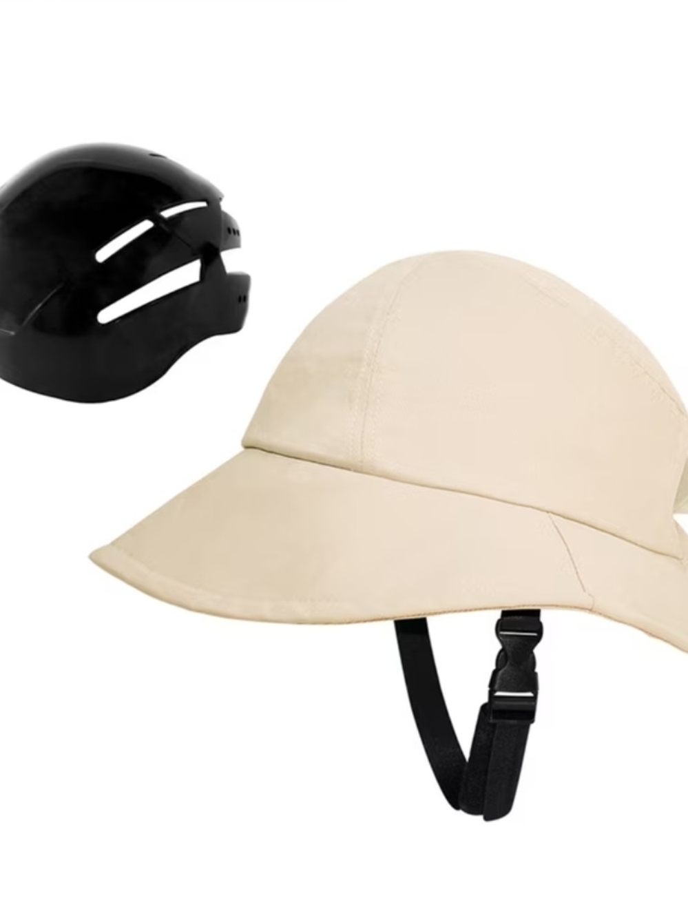Sun Hat with Safety Liner - Cream